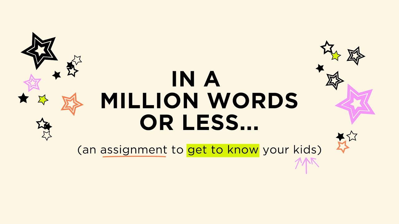 Getting to Know Your Students in a Million Words or Less